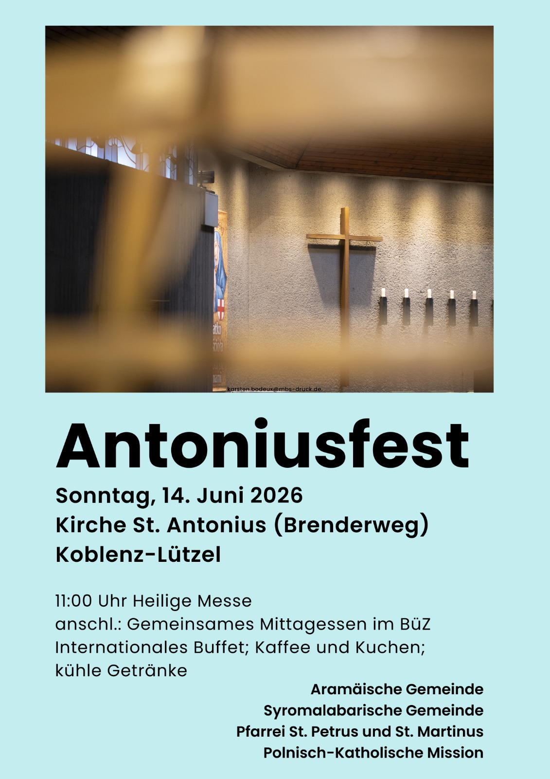 Ein Plakat (c) Kath. Kirchengemeinde St. Petrus u. St. Martinus Ein Plakat