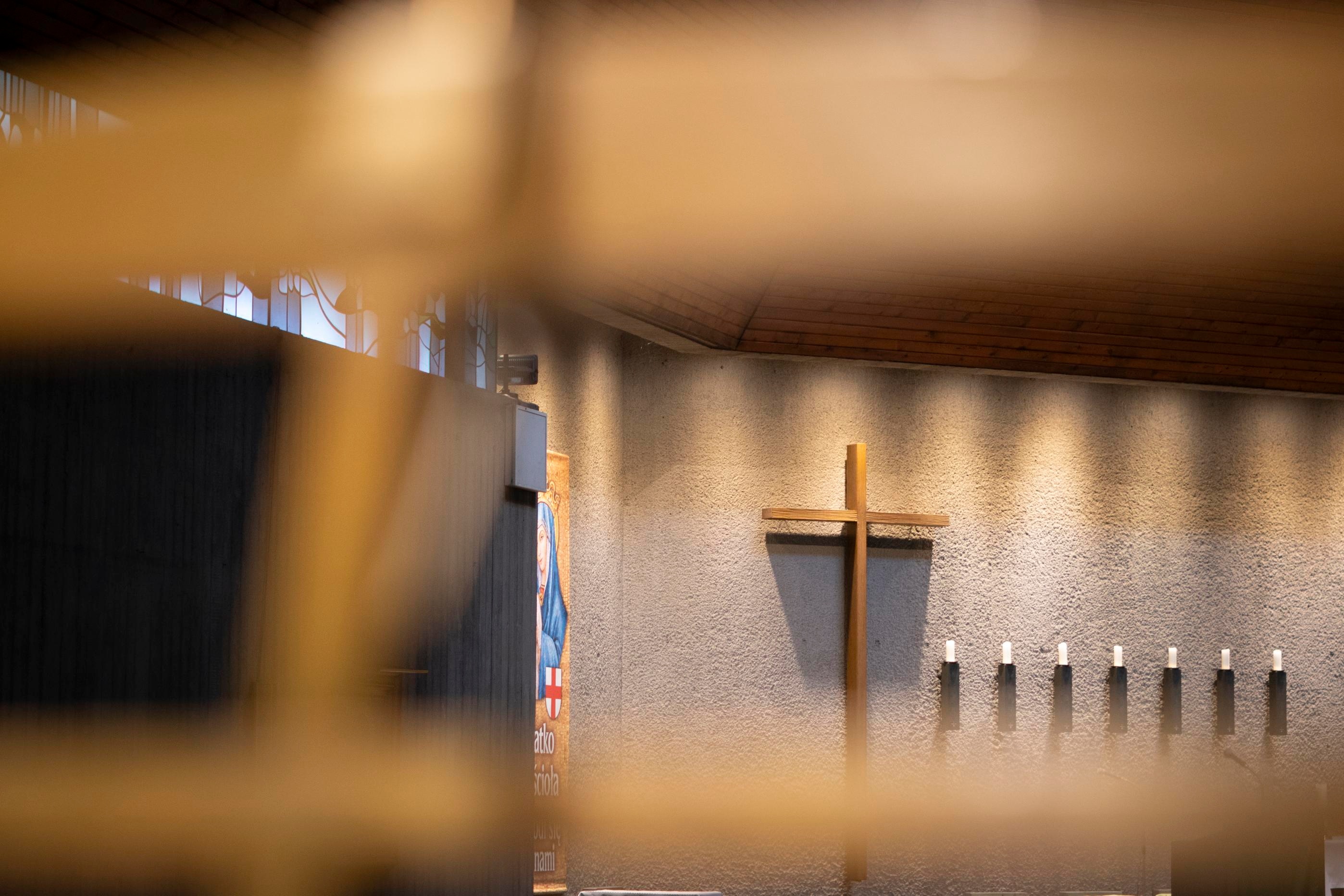 Innenraum der Kirche St. Antonius in Lützel