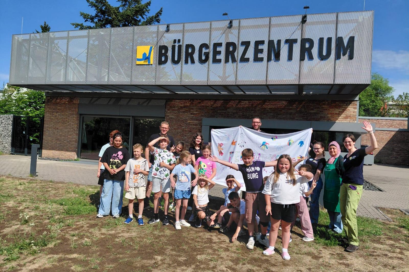 Kinder bei der Ferienwoche im BüZ