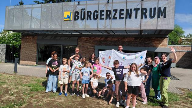 Kinder bei der Ferienwoche im BüZ
