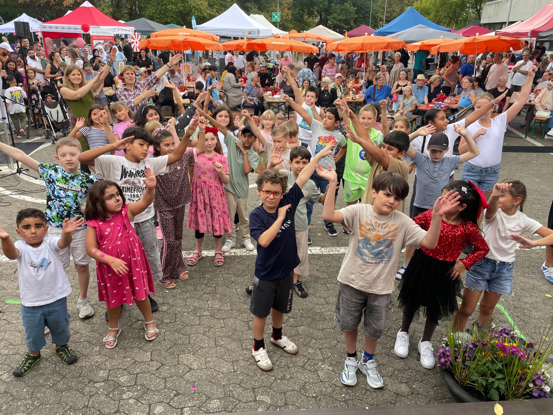 Besucher des Bürgerfestes