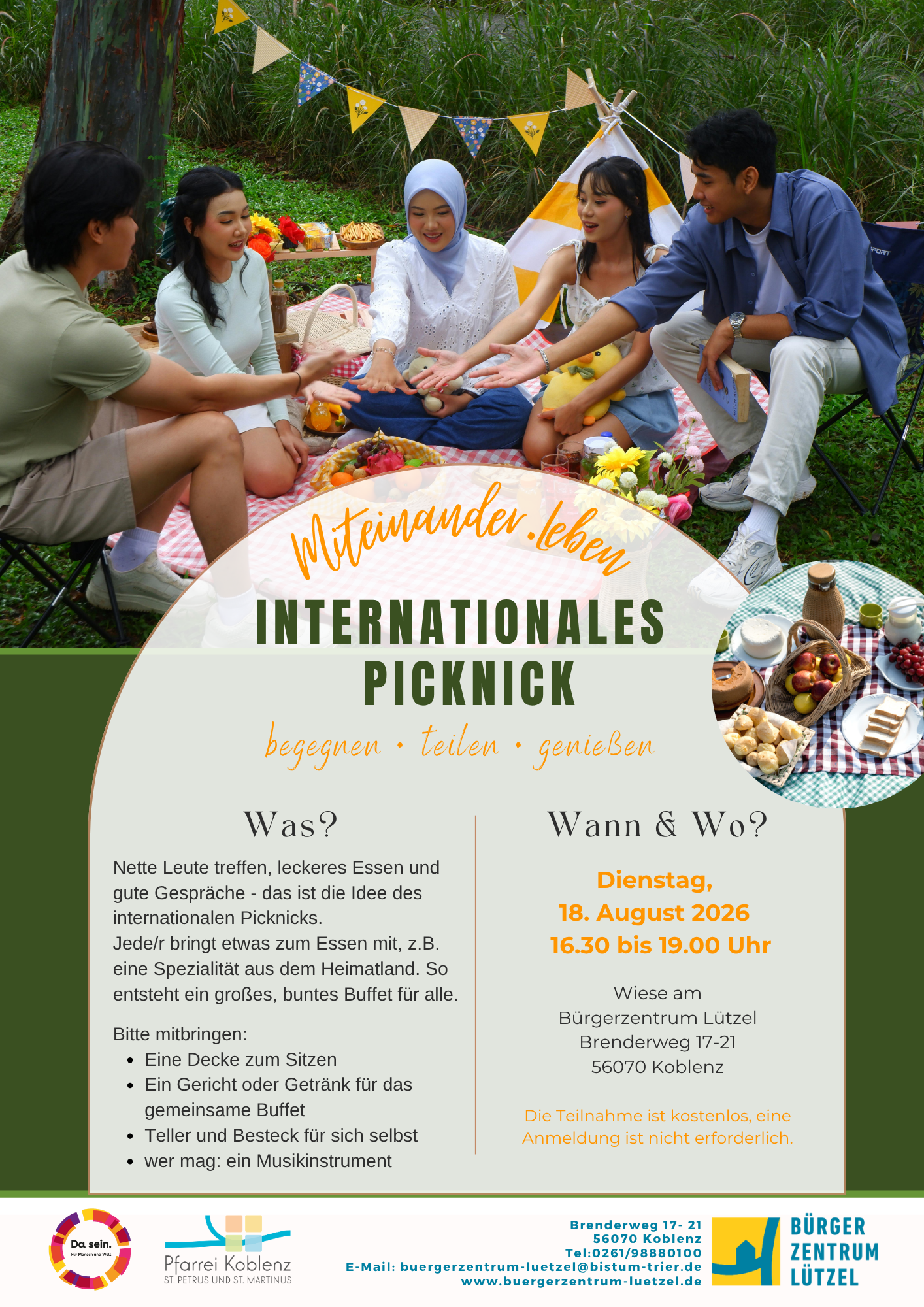 Flyer Internationales Picknick