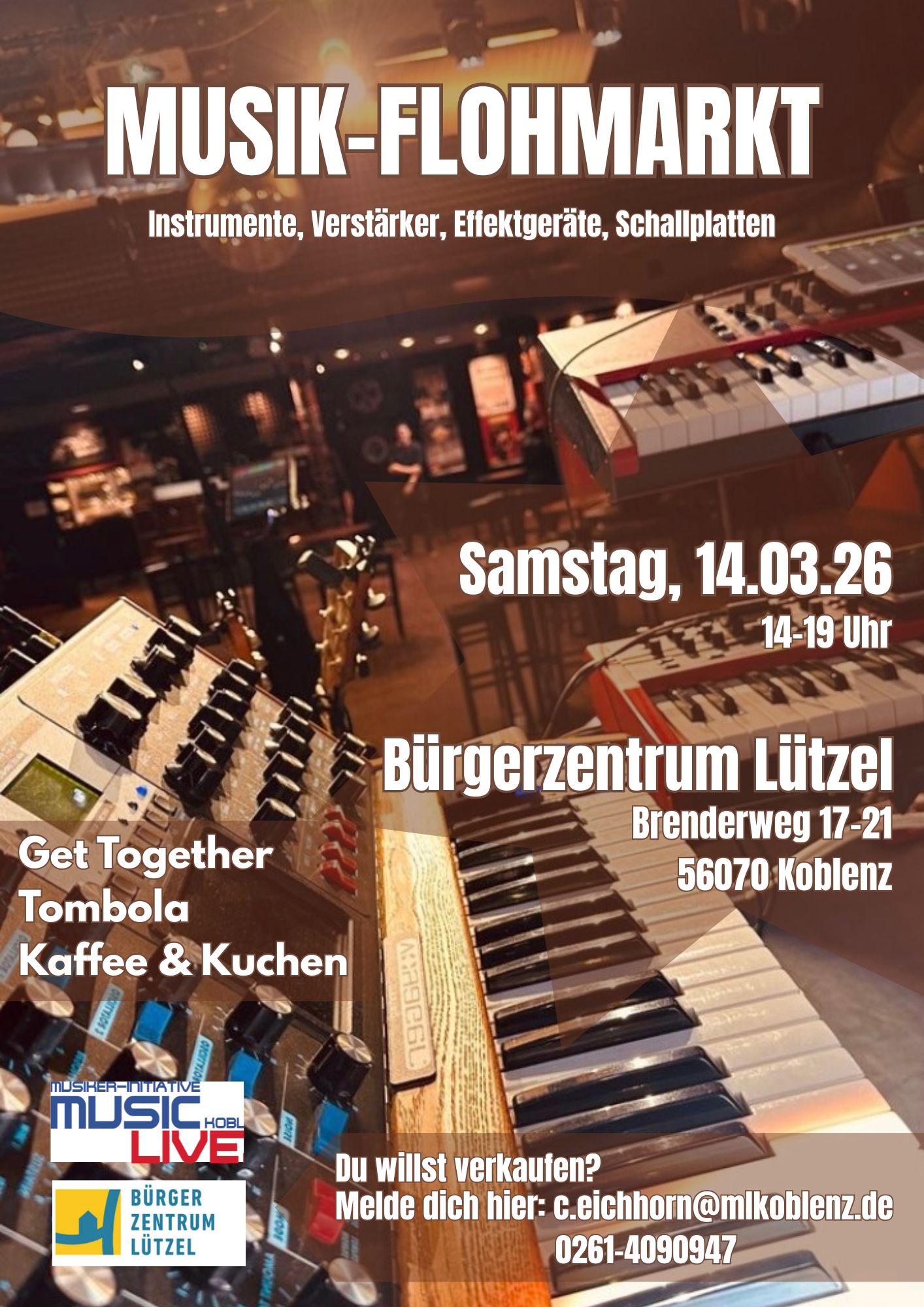 Flyer Musik-Flohmarkt 2026