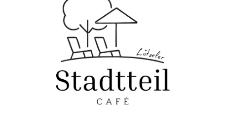 Ein Logo, das Stühle und einen Sonnenschirm zeigt.